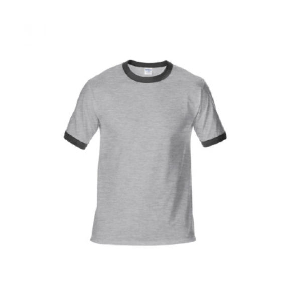 76600 Gildan Ringer Tee Apparel Shirts NATIONAL DAY greywithblack