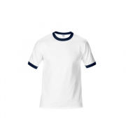 76600 Gildan Ringer Tee Apparel Shirts NATIONAL DAY whitewithblue