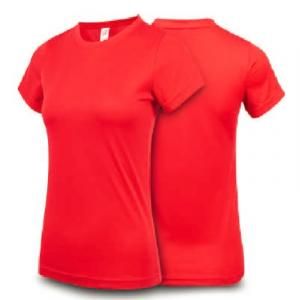 Ultifresh Performance Dri-Fit Round Neck Female Apparel Shirts sst1016-red