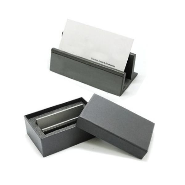 Gun Metal Name Card Holder Metals & Hardwares Card Holder Largeprod943