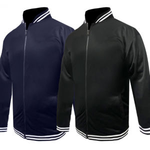 UJ09B Bomber Jacket Apparel Jacket SJJ1012BLKandNBLBoth