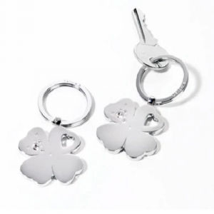 Troika Keyring Girls Best Friend "Clover" Metals & Hardwares Keychains MKY1020