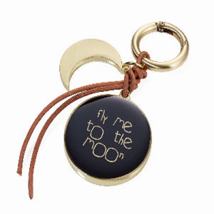 Troika Bag Charm Fly Me To The Moon Metals & Hardwares Keychains MKY1025