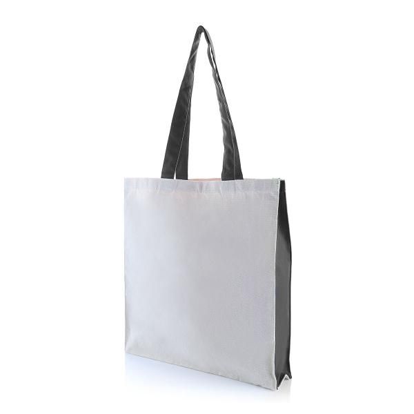 Two Side Color Tote Bag Tote Bag / Non-Woven Bag Bags Eco Friendly TNW1039_BlackHD2