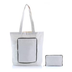 Foldable Zipper Tote Bag Tote Bag / Non-Woven Bag Bags RACIAL HARMONY DAY Earth Day TNW1040_BlackHD