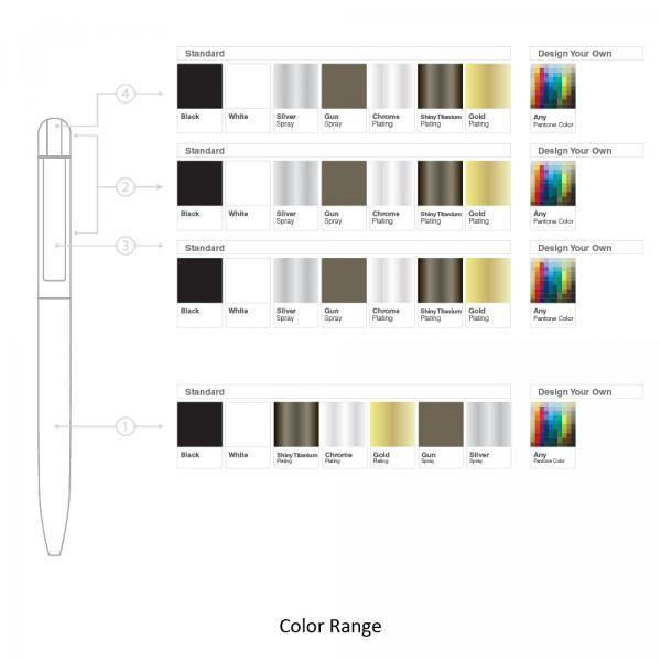 BND62 Folk Twist Metal Ball Pen Office Supplies Pen & Pencils BND62Folk-7