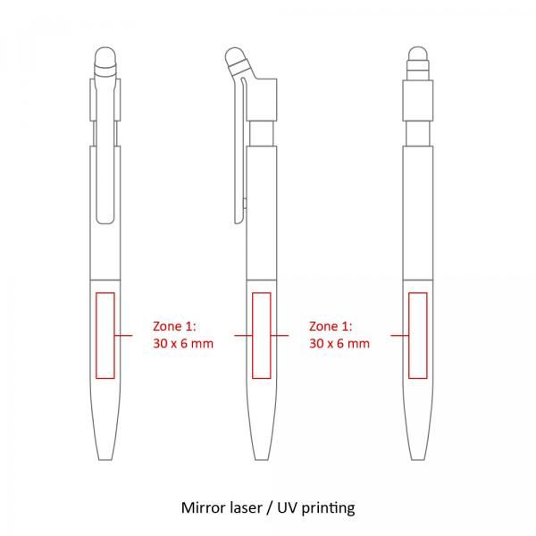 BND85S Pino Stylus Twist Metal Ball Pen Office Supplies Pen & Pencils BND85S_5