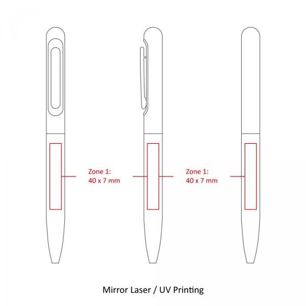 BND81 Soo Twist Metal Ball Pen Office Supplies Pen & Pencils BND81-5