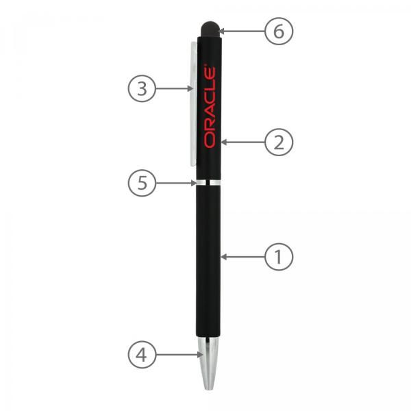 BND71XLS Peri Stylus Twist Metal Ball Pen Office Supplies Pen & Pencils BND71XLS-2