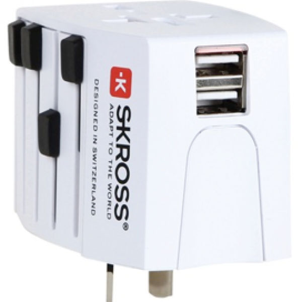 Skross MUV Micro 2Pole Adapter And USB Charger Electronics & Technology Other Electronics & Technology 3