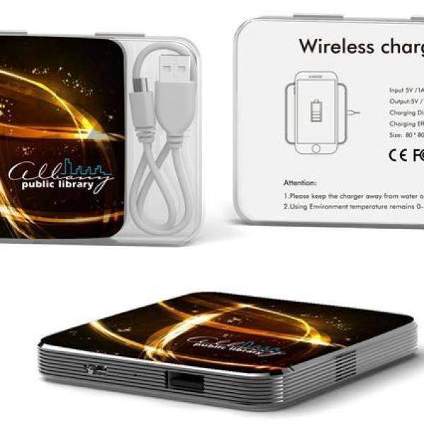 2189 Wireless Charger With Metal Plating Electronics & Technology Computer & Mobile Accessories EMP10542