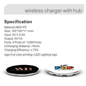 2156 Wireless Charger With Hub Electronics & Technology Computer & Mobile Accessories EMP10532
