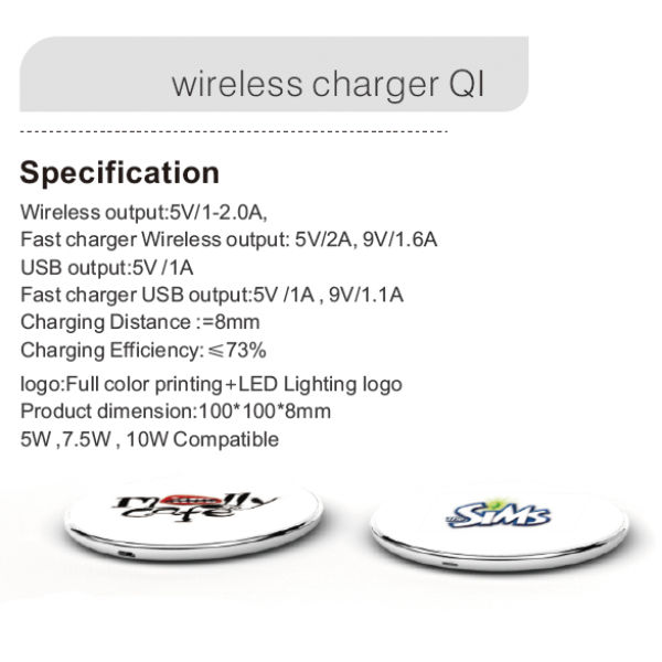 2155 Wireless Charger Electronics & Technology Computer & Mobile Accessories EMP10522