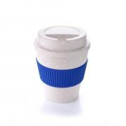 Bamboo Fibre Coffee Mug With Colour Sleeve Household Products Drinkwares HDC1037HD_Blu