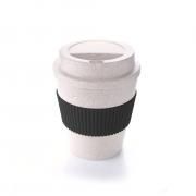 Bamboo Fibre Coffee Mug With Colour Sleeve Household Products Drinkwares HDC1037HD_Blk