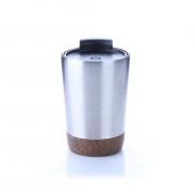 Vacuum SS Mug With Cork Base Household Products Drinkwares HDC1038HD_Silver