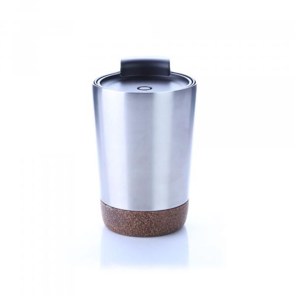 Vacuum SS Mug With Cork Base Household Products Drinkwares HDC1038HD_Silver