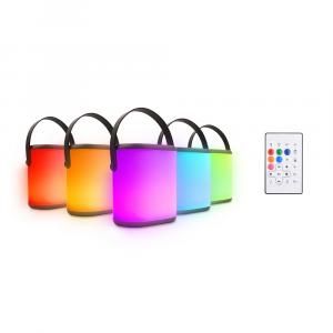 BC Aurora Portable BT LED Bluetooth Speaker Electronics & Technology Computer & Mobile Accessories Differentcolorswithremote