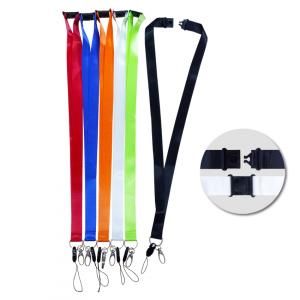 20mm Safety Breaker Lanyard with HP & Metal Clip Lanyards & Pull Reels fg-54