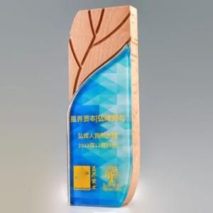 Ye Crystal Wooden Awards Awards & Recognition CRYSTAL New Products AWC1198