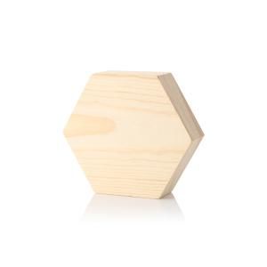 Wooden Hexagon Shape 3cm  2 side print Awards & Recognition Awards New Products Printing & Packaging AAO1011HD