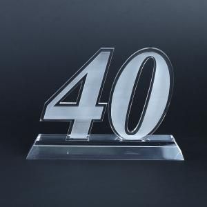 40 Years Acrylic Award Awards & Recognition Awards New Products AWA1006HD