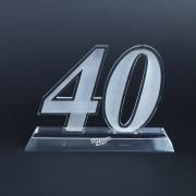 40 Years Acrylic Award Awards & Recognition Awards New Products AWA1006LogoHD