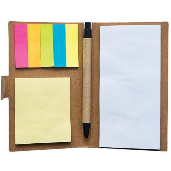 Eco Memopad with Pen Office Supplies Eco Friendly ZNO1053-1