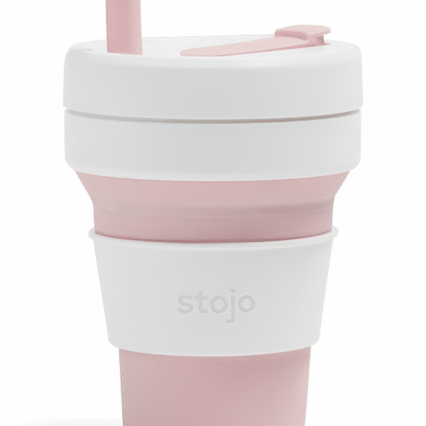 Stojo Biggie Collapsible Cup 16oz Household Products Drinkwares rose1