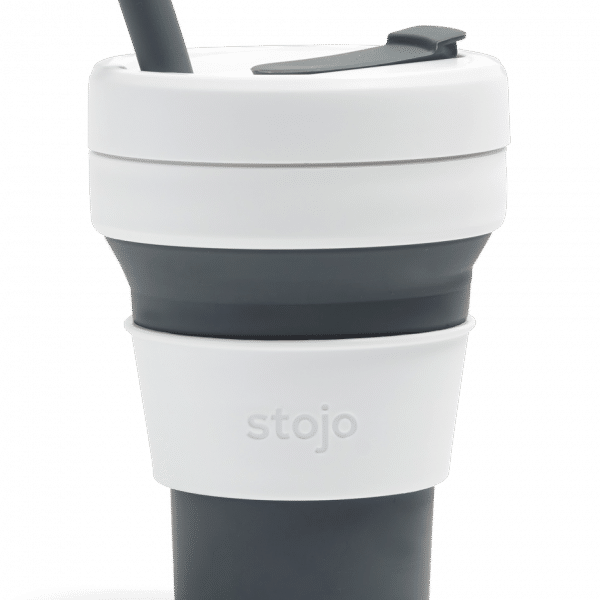 Stojo Biggie Collapsible Cup 16oz Household Products Drinkwares slate1