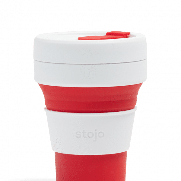 Stojo Pocket Collapsible Cup 12oz Household Products Drinkwares red1