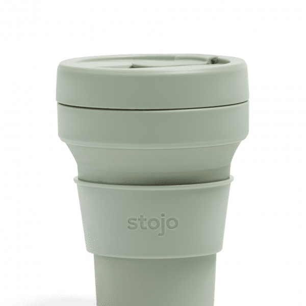 Stojo Pocket Collapsible Cup Soho 12oz Household Products Drinkwares sage1