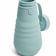 Stojo Collapsible Water Bottle 20oz Household Products Drinkwares aquamarine4