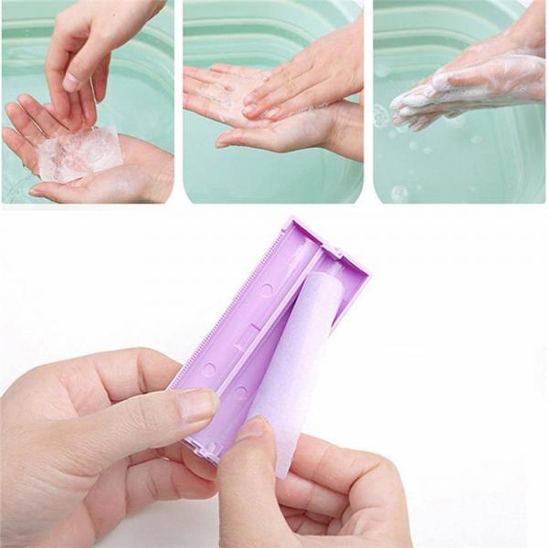 Mini Portable Tearable Disposable Paper Soap Personal Care Products 2