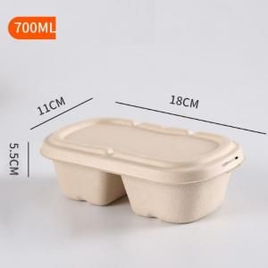 700ml 2 Compartment Bento Box Food & Catering Packaging FTF1006