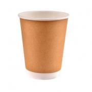 16oz Double Wall Kraft Paper Coffee Cup Food & Catering Packaging FUP1003FUP1004