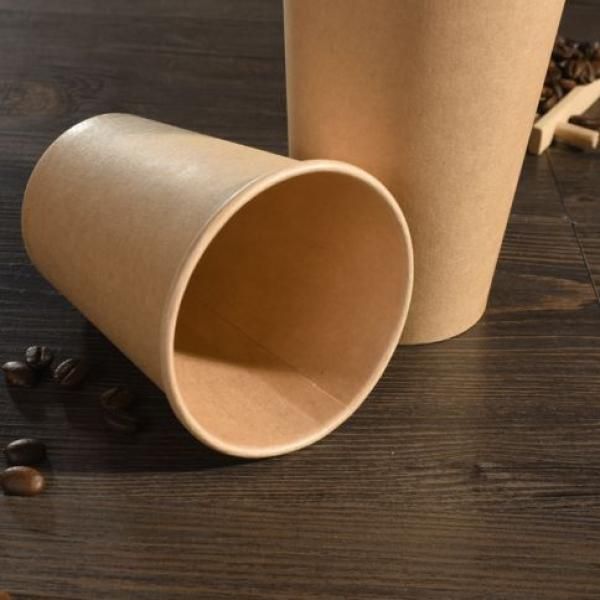 8oz Single Wall Kraft Paper Coffee Cup Food & Catering Packaging FUP1006FUP1007-1