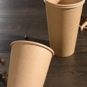 12oz Single Wall Kraft Paper Coffee Cup Food & Catering Packaging FUP1006FUP1007