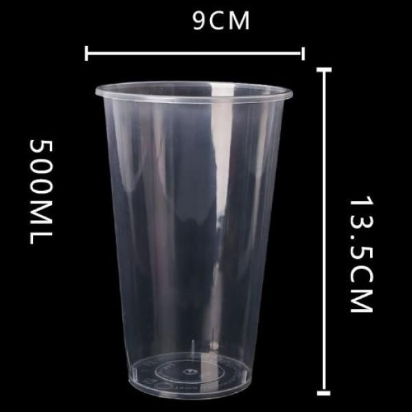 500ml Bubble Tea Plastic Cup Food & Catering Packaging FUP1000