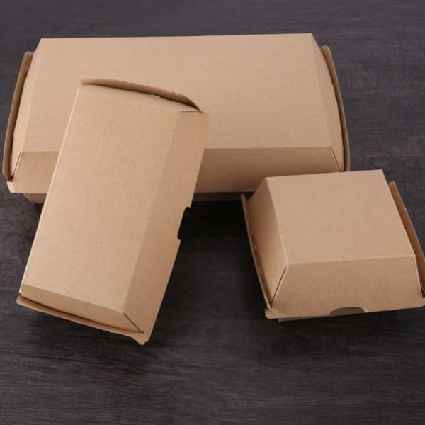 10.4x10.6x9.5cm Kraft Paper Burger or Sandwiches Box Food & Catering Packaging FTF1037-FTF1044-1