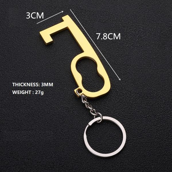 Multipurpose Touch-free Tool with Keychain Metals & Hardwares Keychains Other Metal & Hardwares MHO1005