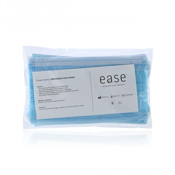 EASE 3-ply Disposable Face Mask Personal Care Products Other Personal Care Products Ease_DisposableFaceMask3