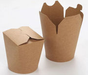 460ml Kraft Paper Take Away Round Box Food & Catering Packaging FTF1023-2