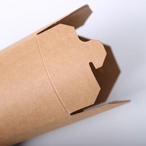 780ml Kraft Paper Take Away Round Box Food & Catering Packaging FTF1023-1