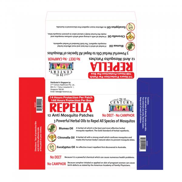 21st Century 12's Triple Strength Repella Patch Personal Care Products 10.LABEL-TripleStrengthRepellaPatch12sSHS1009