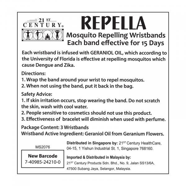 21st Century 3's Mosquito Repelling Wristbands Personal Care Products Back To Work 12.LABEL-MosquitoRepellingWristbands3sSHS1011