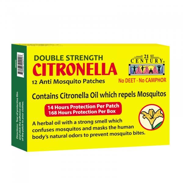 21st Century 12's Citronella Mosquito Patch Personal Care Products 11.BOX-CitronellaMosquitoPatch12sSHS1010