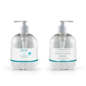 EASE 500ml Eucalyptus Pump Sanitizer With AEM Personal Care Products Personal Protective Equipment (PPE) KHO1113Axxel_EaseSanitizer500mlPumpBottleEucalyptusWithShieldOnIcon