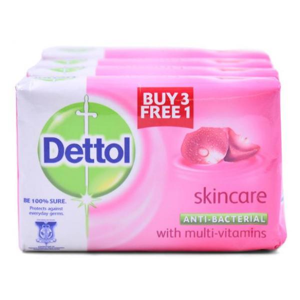 Dettol Body Soap Skincare 3+1 Personal Care Products kbo1020