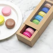 Small Macaron Box With Window Food & Catering Packaging FOF1004